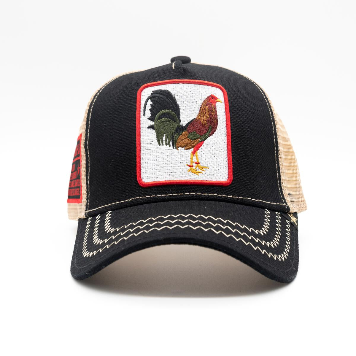 GOLD STAR HATS TRUCKER ROOSTER HAT