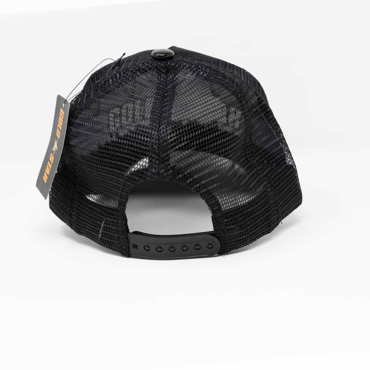 GOLD STAR ALL BLACK HAT