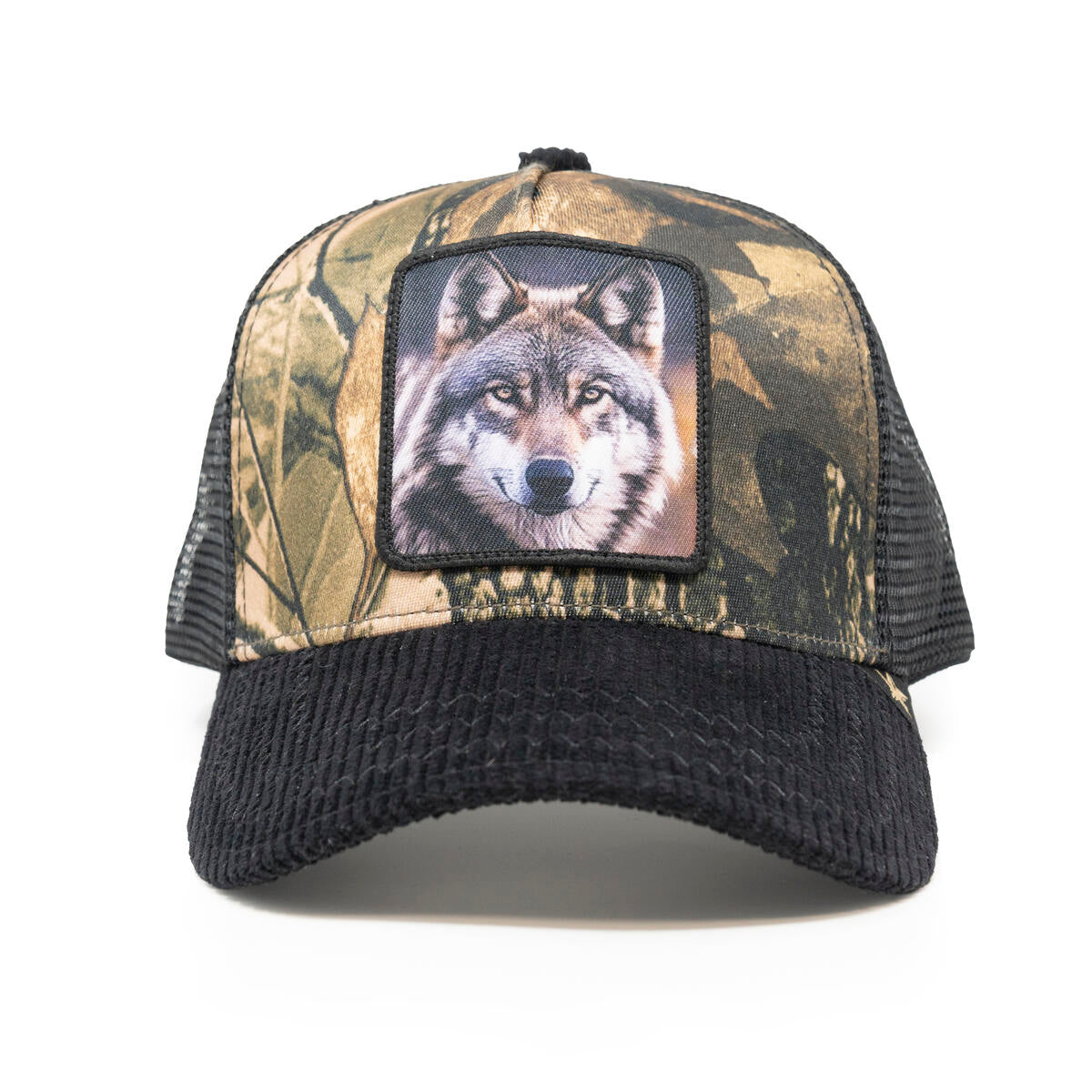 GOLD STAR HATS TRUCKER WOLF HAT