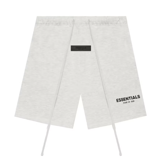 FEAR OF GOD ESSENTIALS SHORTS LIGHT OATMEAL