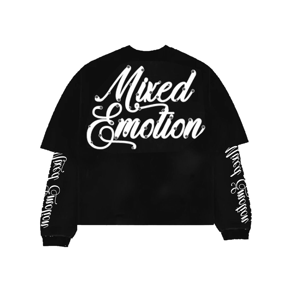 MIXED EMOTION BLACK BLUR THERMAL LONG SLEEVE