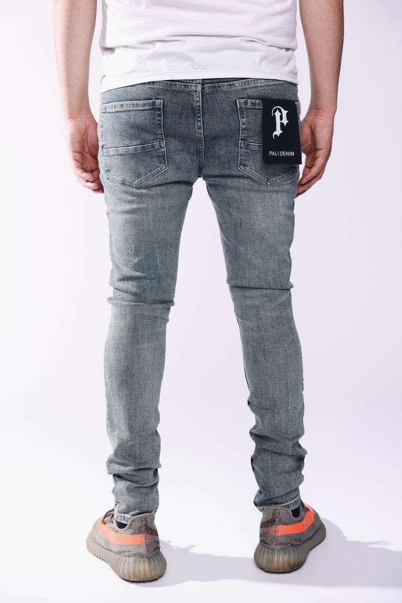 PALI DENIM RIPPED DARK BLUE