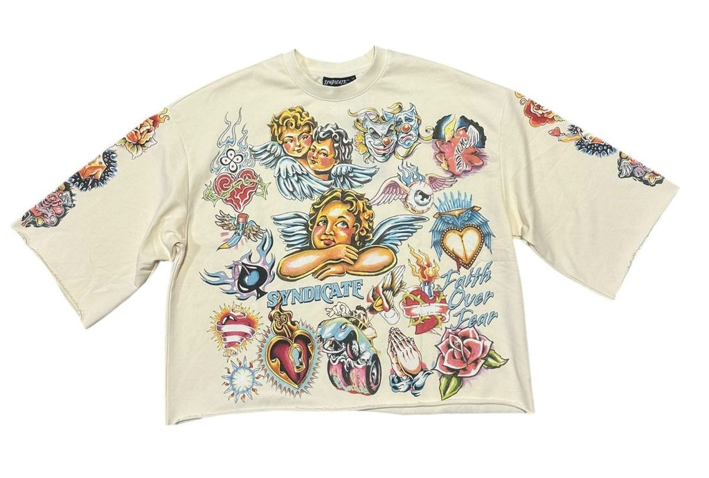 SYNDICATE FAITH CROP TEE