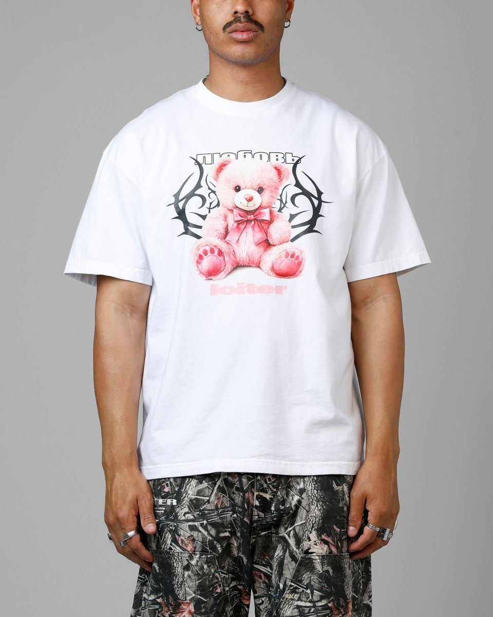 LOITER Care Vintage T-Shirt White