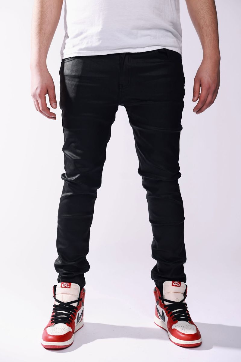 PALI DENIM WAXED BLACK