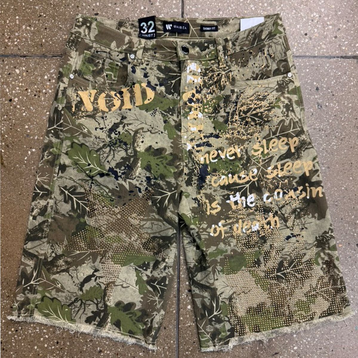 WAIMEA CAMO DENIM JORTS