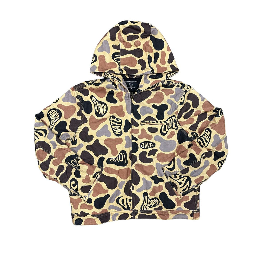 MIXED EMOTION CREAM CARPENTER JACKET