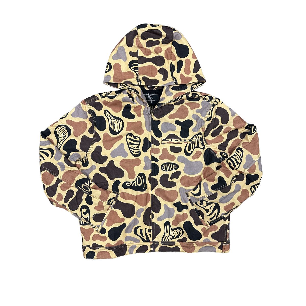 MIXED EMOTION CREAM CARPENTER JACKET