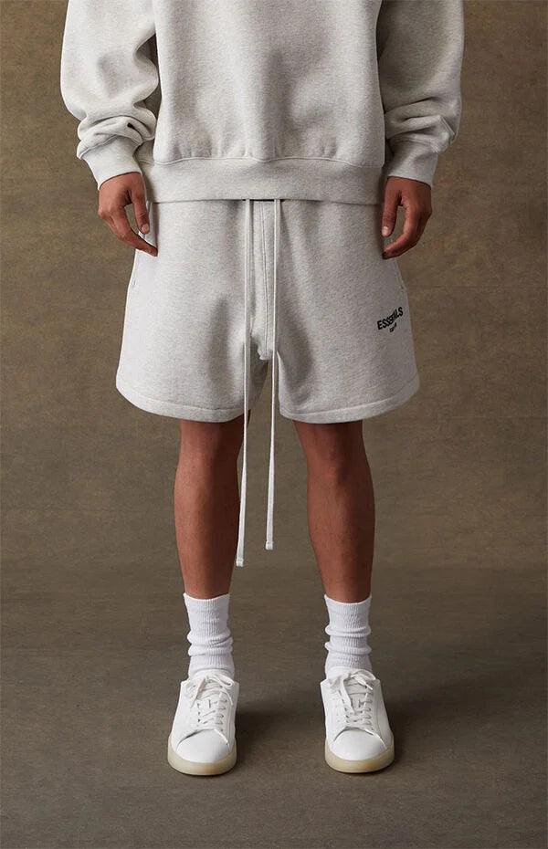 FEAR OF GOD ESSENTIALS SHORTS LIGHT OATMEAL