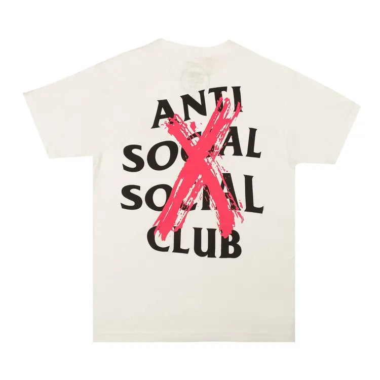 ANTI SOCIAL SOCIAL CLUB T-SHIRT CANCELLED TEE WHITE