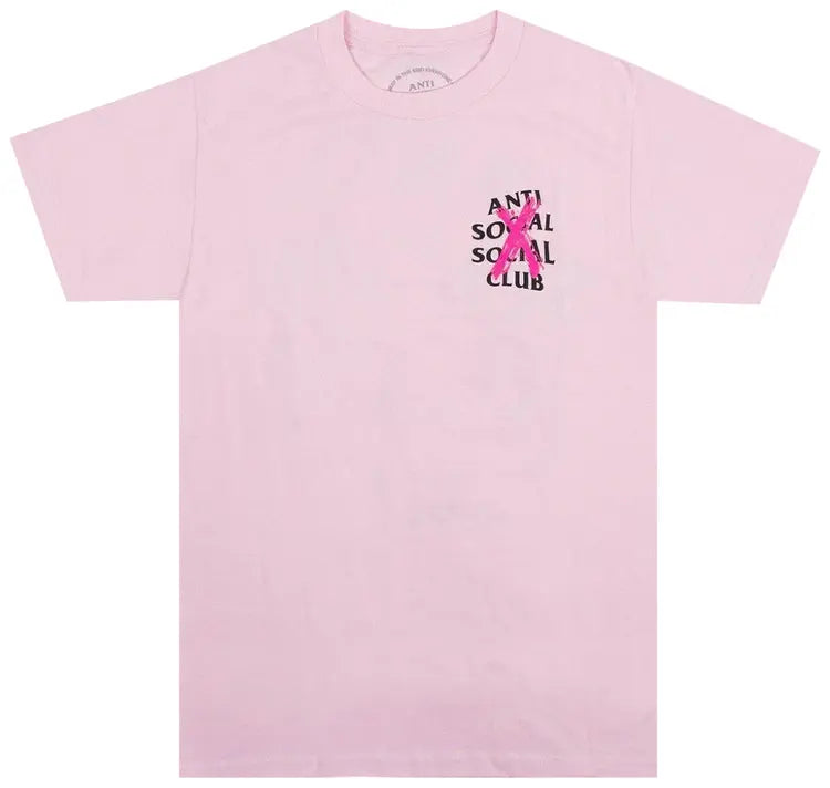 ANTI SOCIAL SOCIAL CLUB T-SHIRT CANCELLED TEE PINK