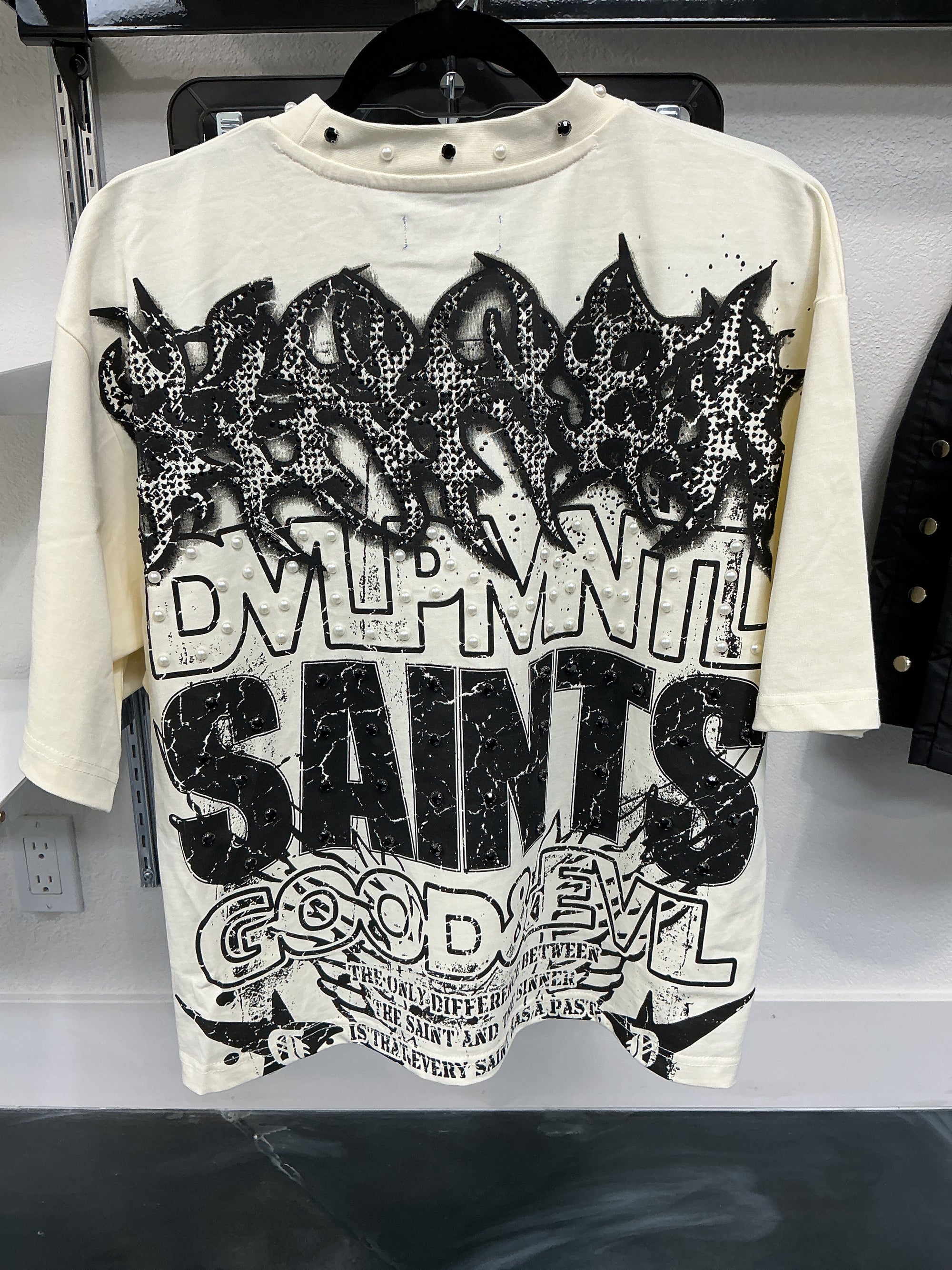 REBEL SINNER F TERRY TEE