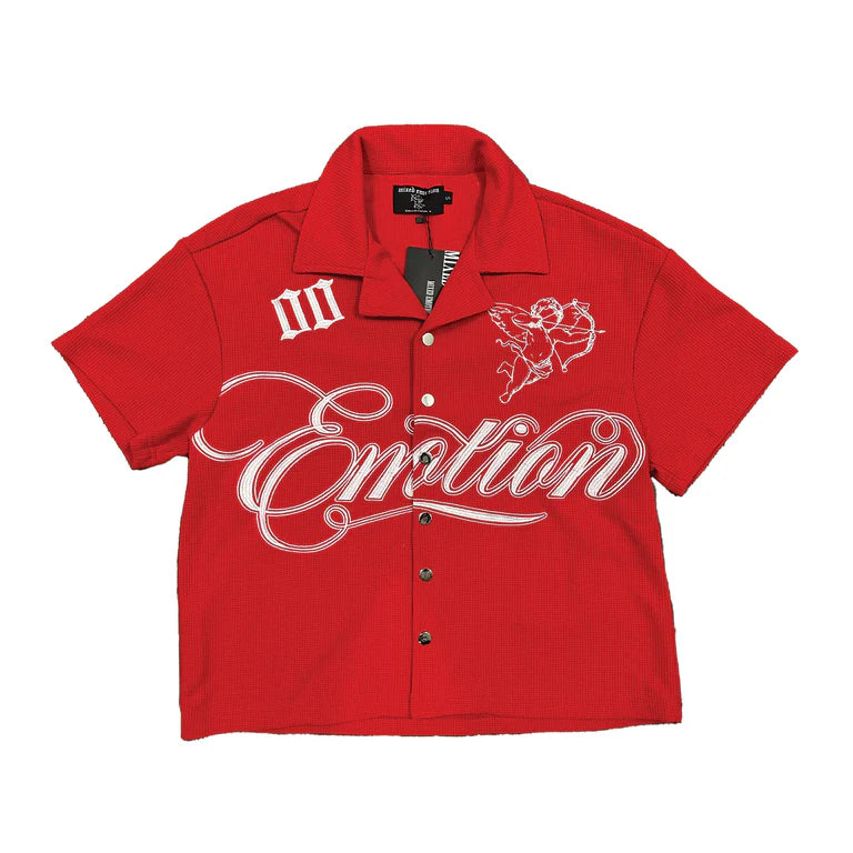 MIXED EMOTION  Red “Signature” Shirt
