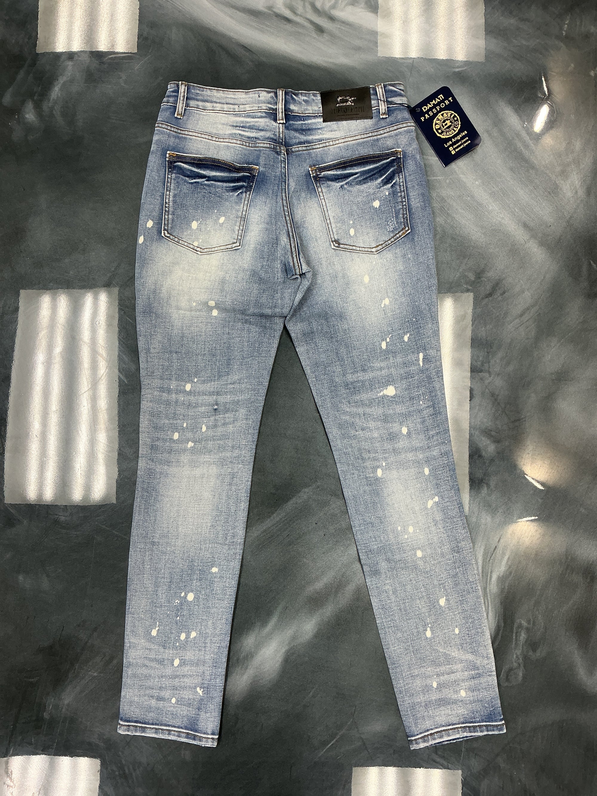 DAMATI JEANS VINTAGE BLUE DENIM
