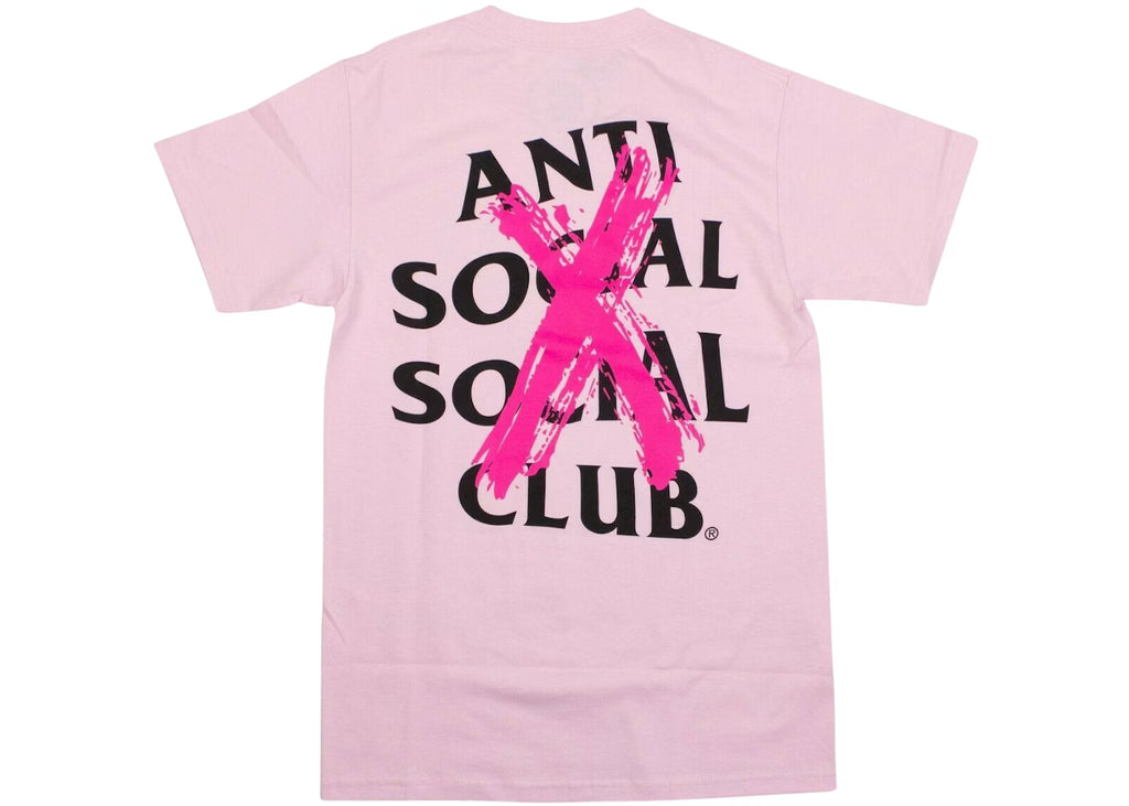 ANTI SOCIAL SOCIAL CLUB T-SHIRT CANCELLED TEE PINK