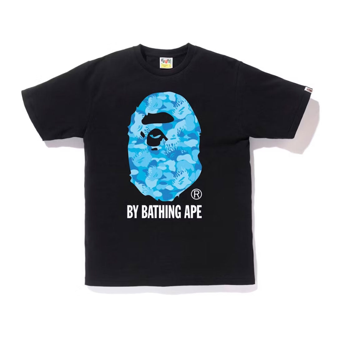 BAPE Fire Camo By Bathing Tee Black/Blue