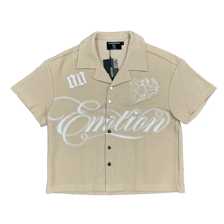 MIXED EMOTION Cream “Signature” Shirt
