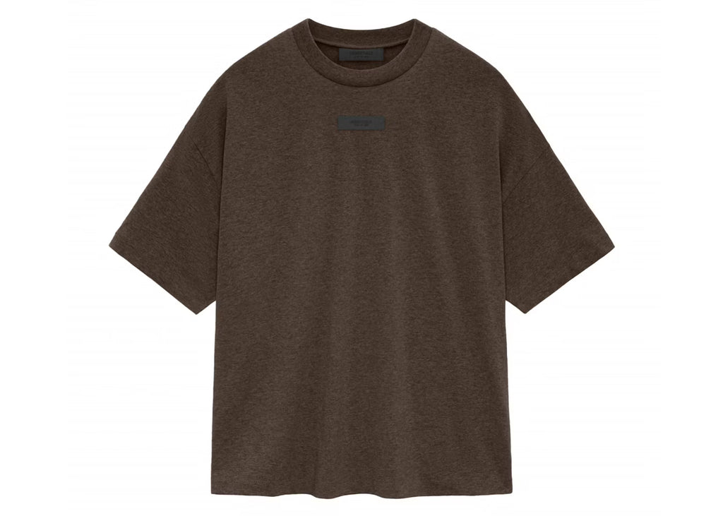 FEAR OF GOD ESSENTIAL SS TEE HEATHER WOOD