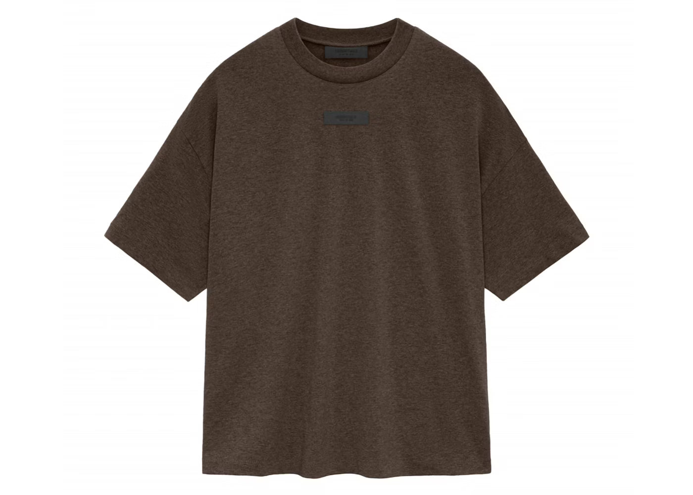 FEAR OF GOD ESSENTIAL SS TEE HEATHER WOOD