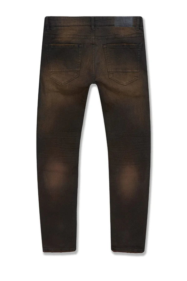 COPPER BLACK STRAIGHT DENIM